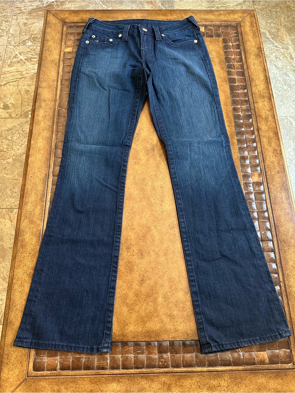 True Religion Dark Blue Flare Jeans